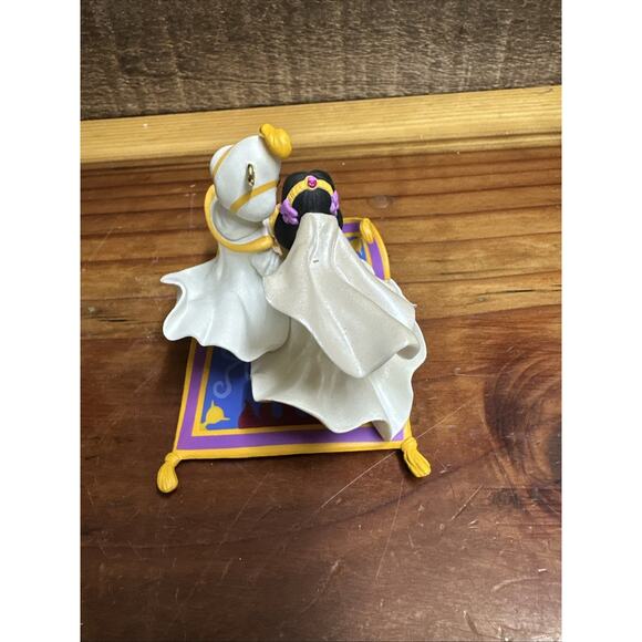 Vtg 1997 Disney Aladdin King Of Thieves HM Christmas Ornament Aladdin Jasmine - Picture 4 of 5
